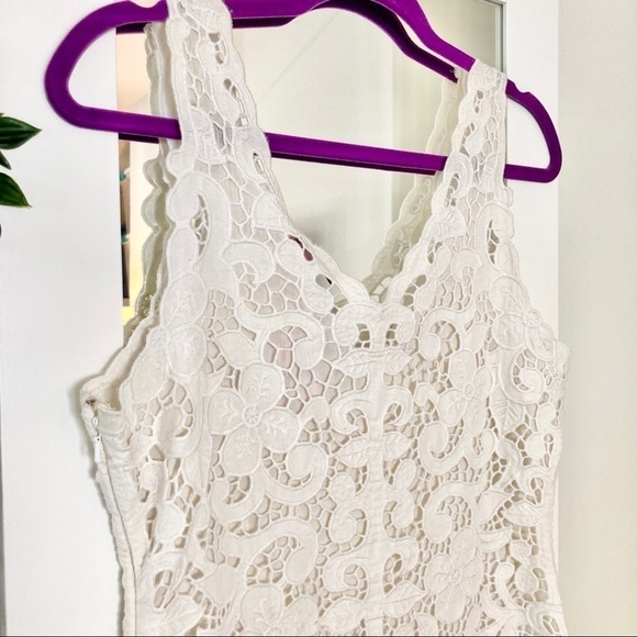 Calypso St. Barth Kagami Linen Lace Eyelet Wedding Dress NWT - Picture 8 of 16